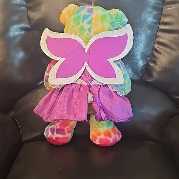 N Purple & White Fairy Costume For A Build A Bear Teddy Bear. Bear Not Included! - Picture 4 of 8